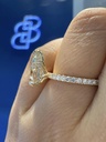 Cascade Pave Hidden Halo RT Ring