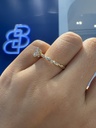 Enchanted Wisteria Peek-a-Boo Double Prong Ring