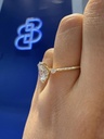 Regal Tulip Hidden Halo CL Ring