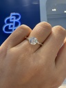 Enchanted Wisteria Peek-a-Boo Double 4-Prong Lab-Grown Diamond Ring